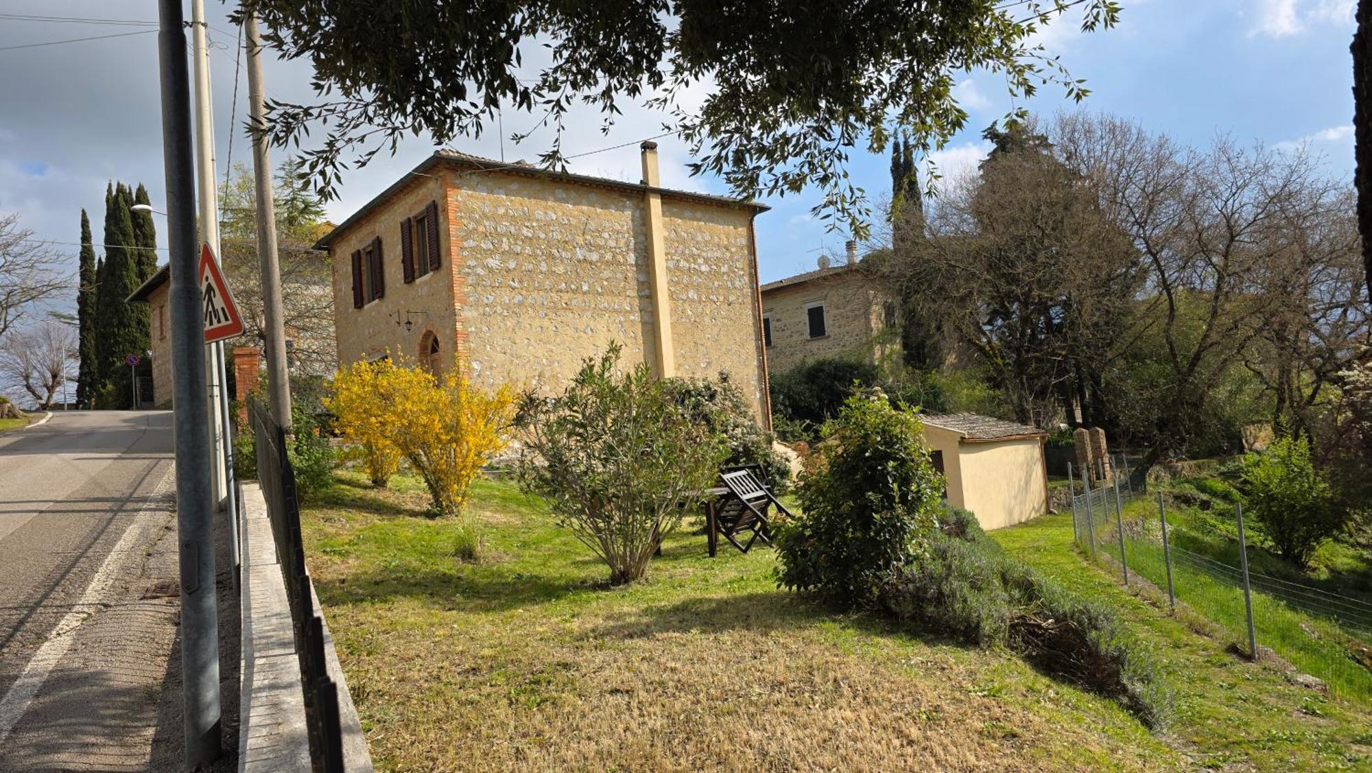 Вілла A Casa Di Gabri Montefollonico Екстер'єр фото